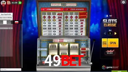 49bet Plataforma - Certificada MGA desde 2015
